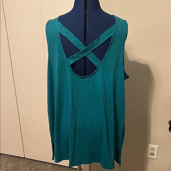 Sleep by Cacique - Teal Sleeveless Women's Night Shirt Size 18/20 NWT - Picture 3 of 10